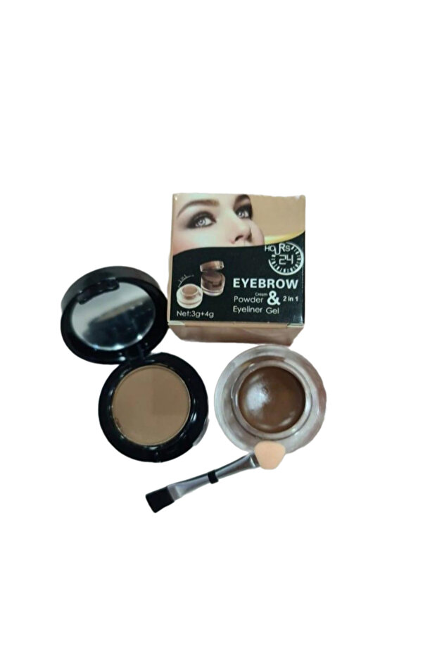 Eyeliner Set of 2 Gel Eyeliner + Powder Cream