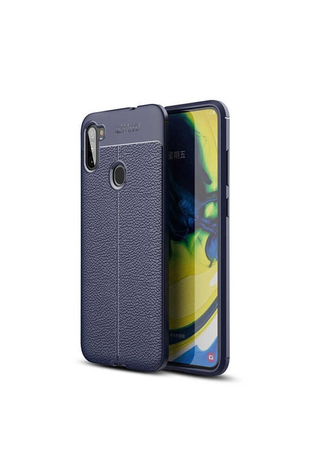 Samsung Galaxy A11 /M11 Case Leather Surface Look Great Cut Niss Cover