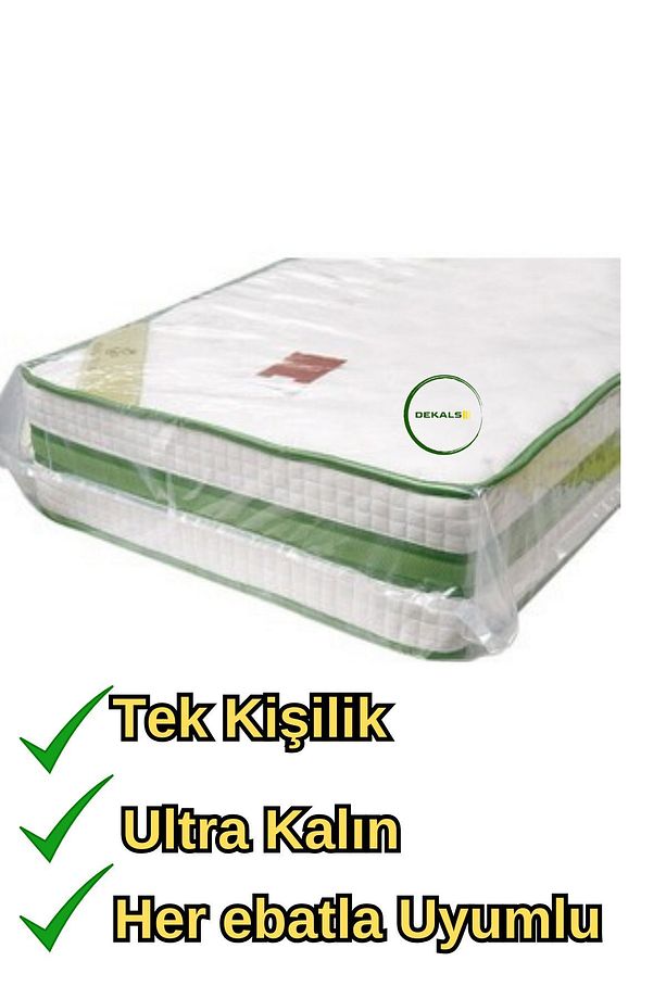 Tek Kişilik Su Geçirmez Yatak Koruma Naylonu Taşıma Paketleme Depolama Ambalaj Poşeti - 5