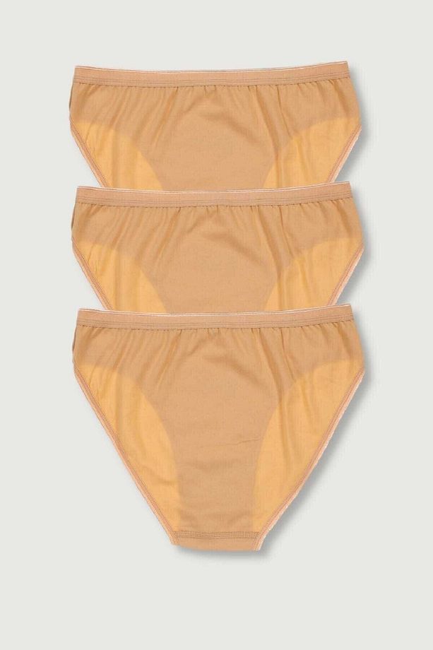 Kadın Ten 3'lü Paket  Bikini Külot ELF568T0635CCM3 - 2