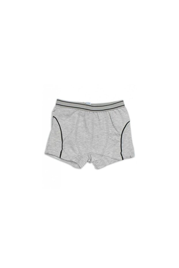 Gray Lycra Boy Boxer - 1