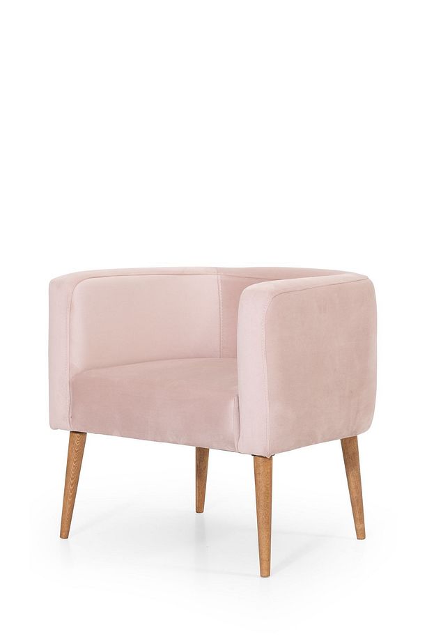 Dynamic Mod Ahşap Ayak Berjer Pembe - 5