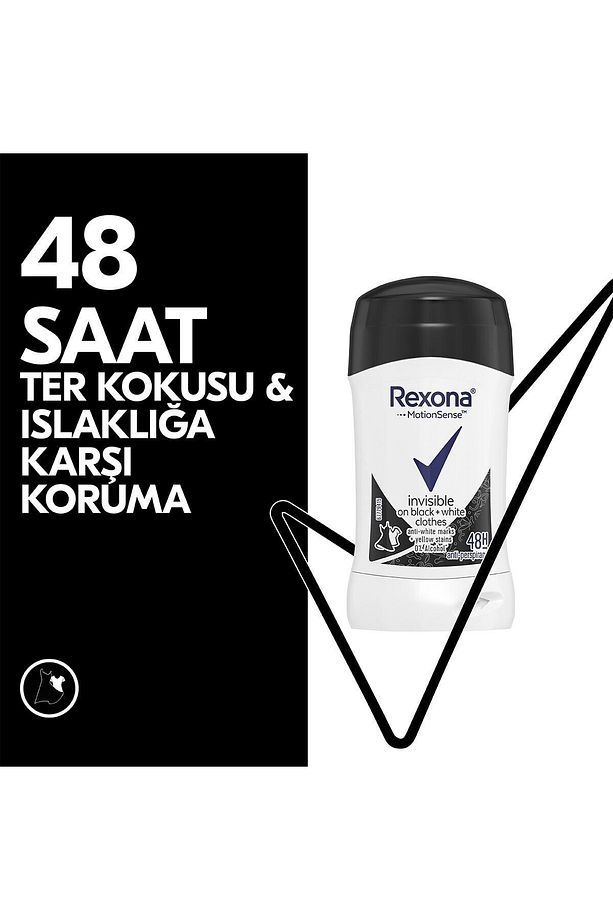 Motion Sense Kadın Stick Deodorant Invisible On Black + White Clothes 40 g X 2 Adet - 3