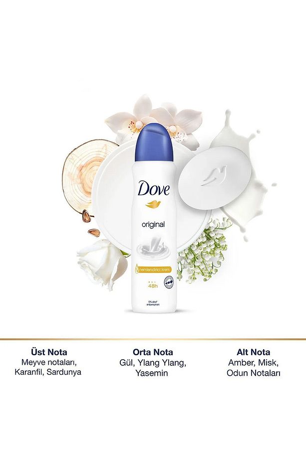 Kadın Sprey Deodorant Original 150 ml Kadın Roll On Deodorant Original 50 ml - 8
