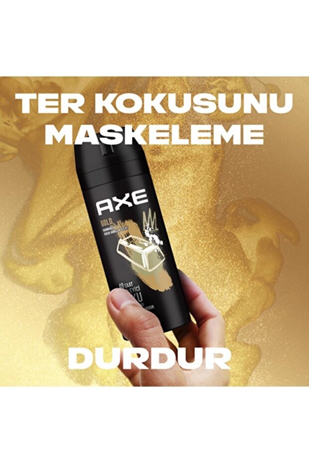 Erkek Deodorant Sprey Gold 150 ml X3 - 7