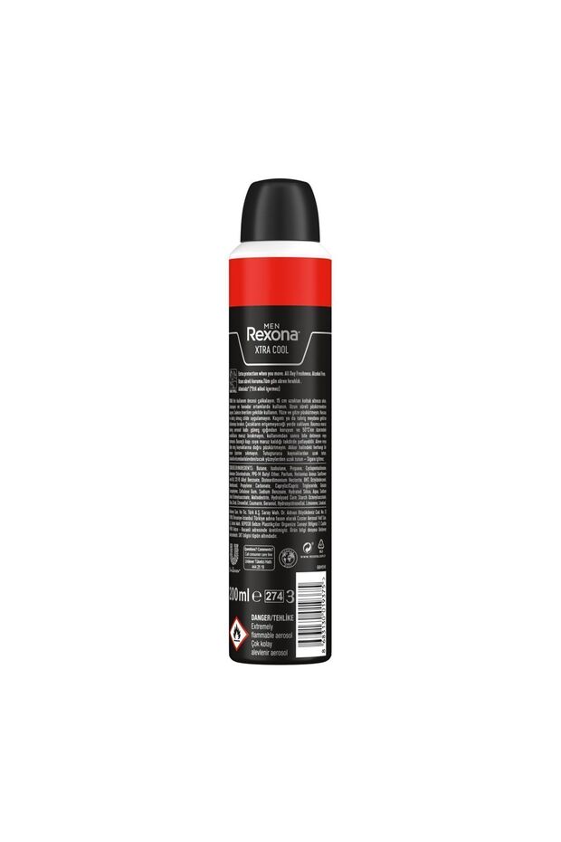 Men Erkek Sprey Deodorant Xtra Cool 48 Saat Etkili Avantajlı Boy 200 Ml X3 Adet - 8