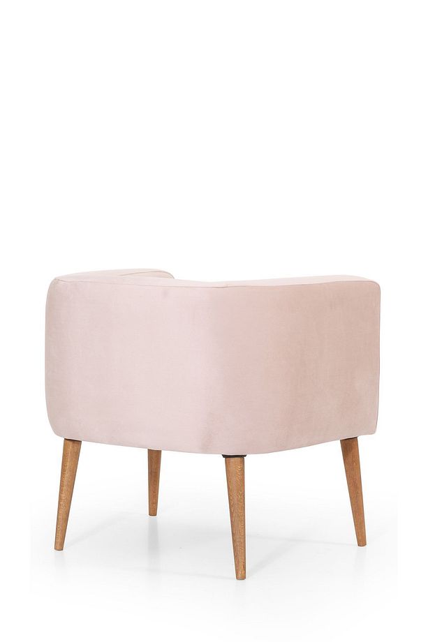 Dynamic Mod Ahşap Ayak Berjer Pembe - 6