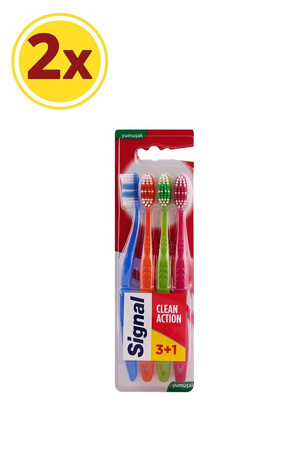 Diş Fırçası Clean Action Yumuşak 3 1 X2 - 1