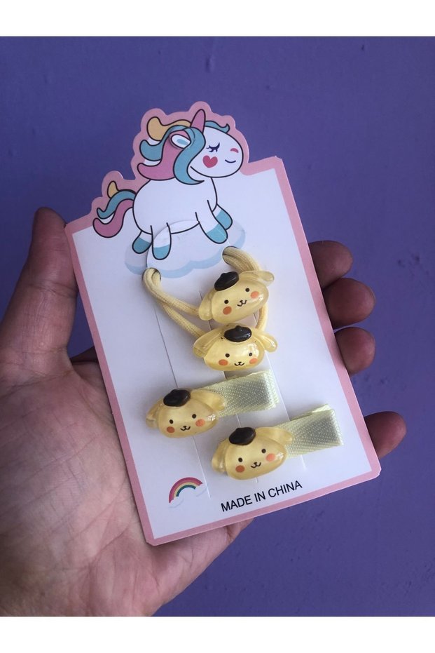 Hello Kitty Kuromi My Melody Pochacco Pompompurin Cinnamoroll Buckle Set Gift for Girl