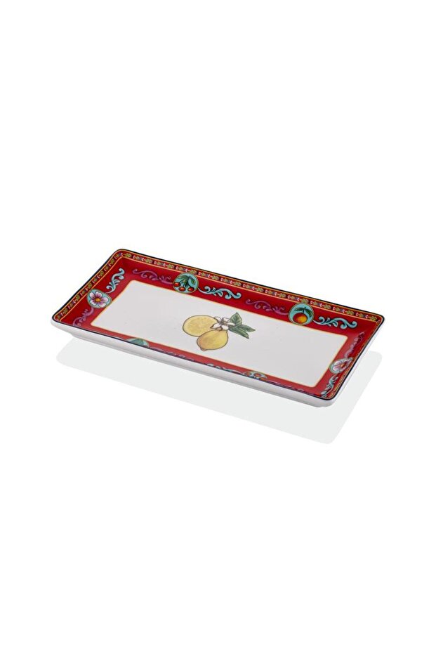 طبق صيفي مستطيل صغير 2 قطعة 26,5x13 سم 1bsf-1470sm
