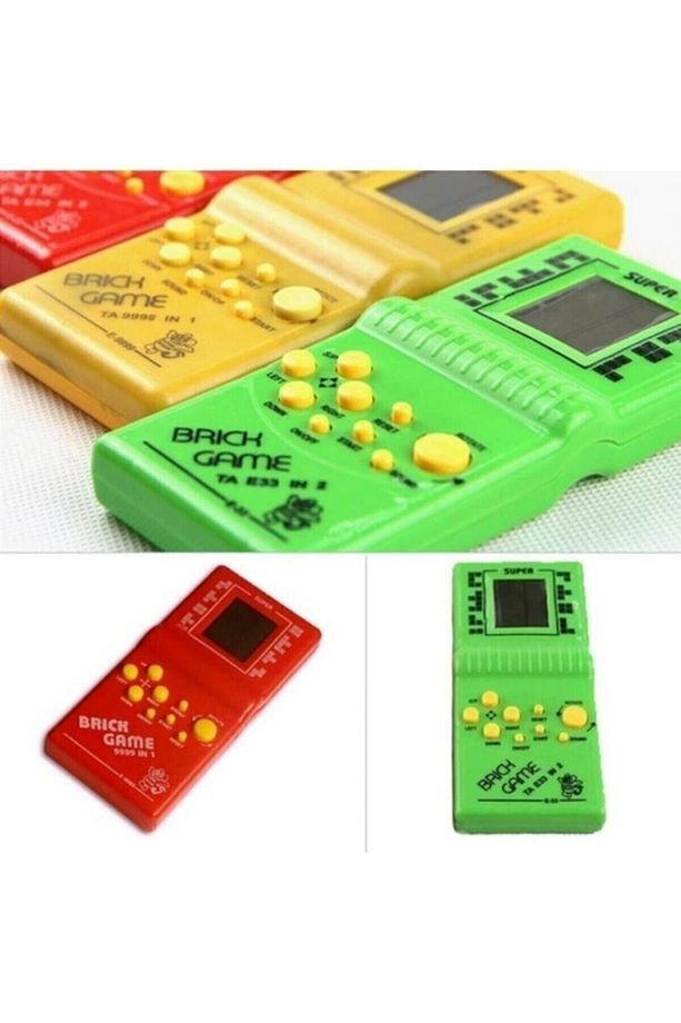 Nostalji Oyuncak El Atarisi Tetris, Orjinal Tetris Brick Game - 2
