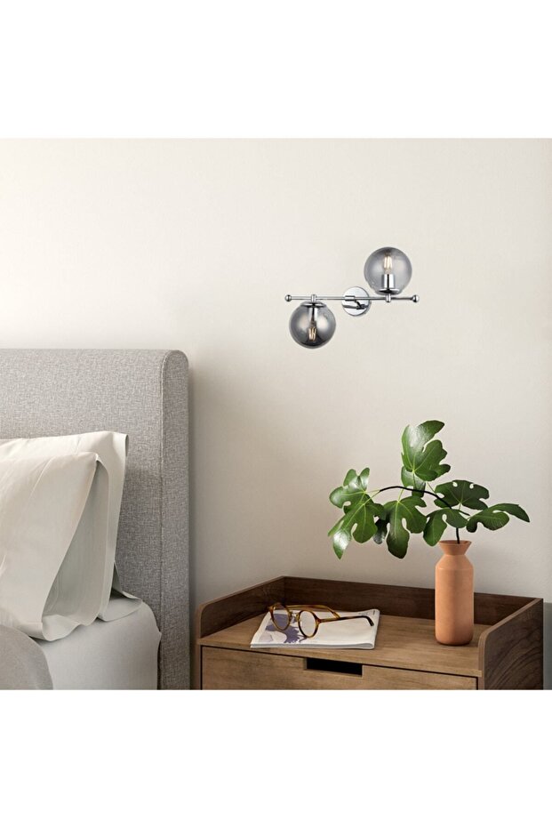 Atron 2 Li Krom Aplik 2xe27 - 2