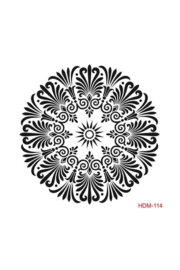 استنسل ماندالا (قالب) 25x25 سم