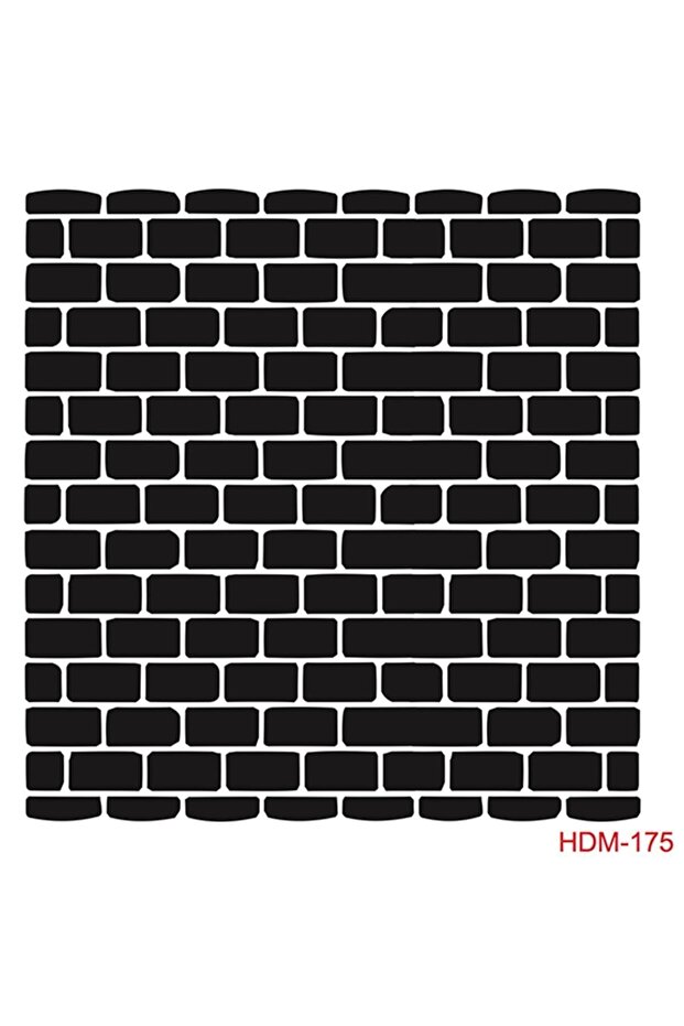 Hdm175 ديكور المنزل استنسل ميدي (25x25)