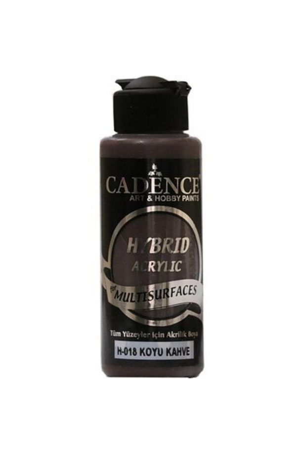 Multisurface Hybrid Hibrit Akrilik Boya H-018 Koyu Kahve 120 ml - 1