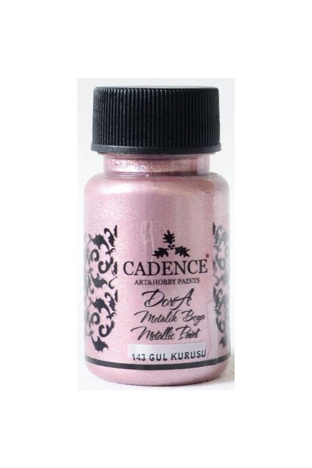 Cadence 143 Gül Kurusu Dora Metalik Boya 50ml(cc) - 1