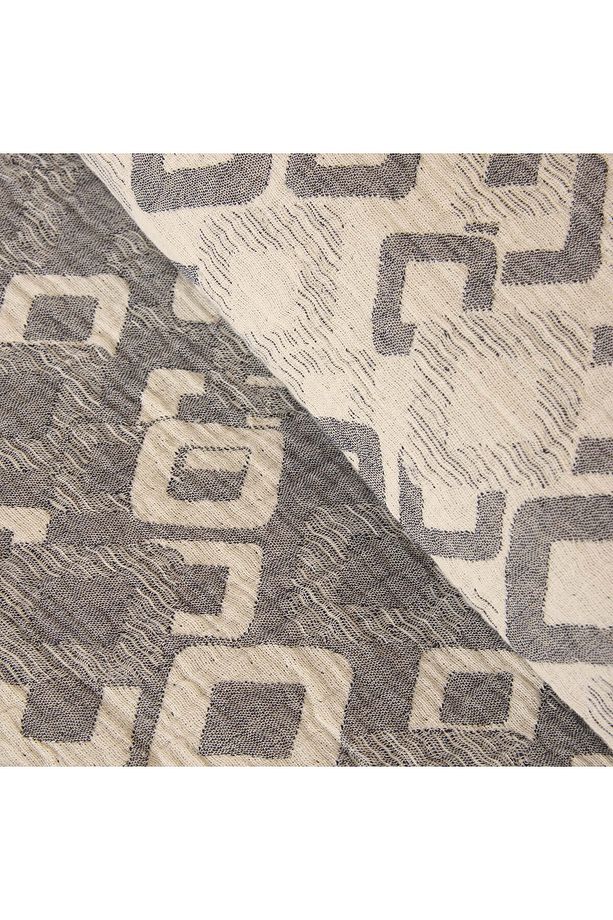 Soft Kuadrum Müslin Çift Kişilik Yatak Örtüsü - Gri - 200x220 cm - 2