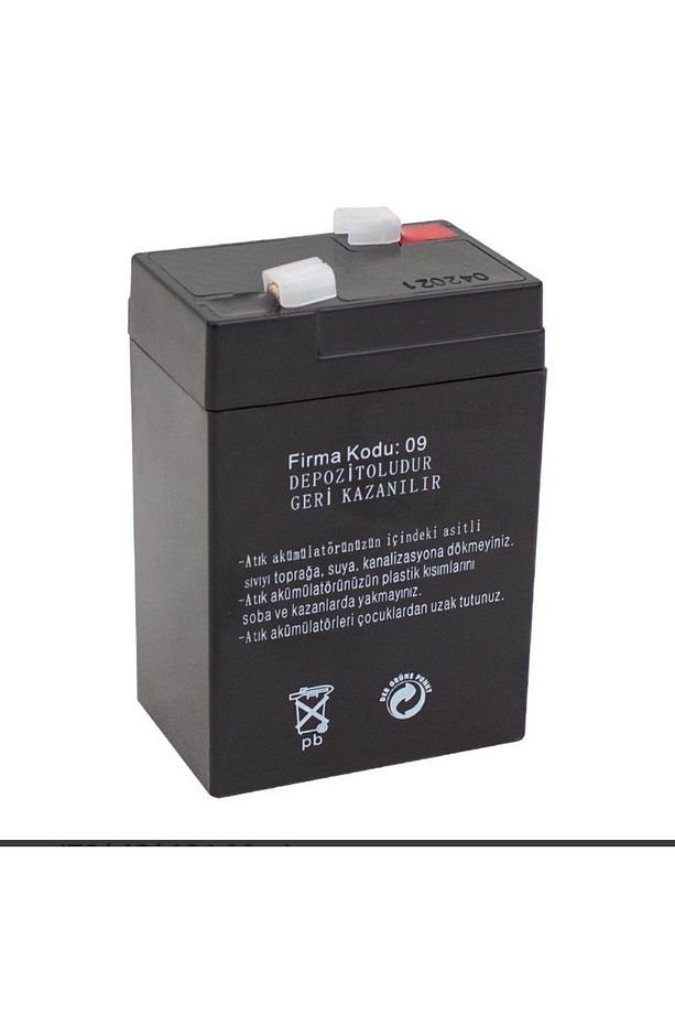 6 Volt 4 Amper Akü ( 6 V 4 Ah ) Kuru Akü Oyuncak Araba- Işıldak - 3