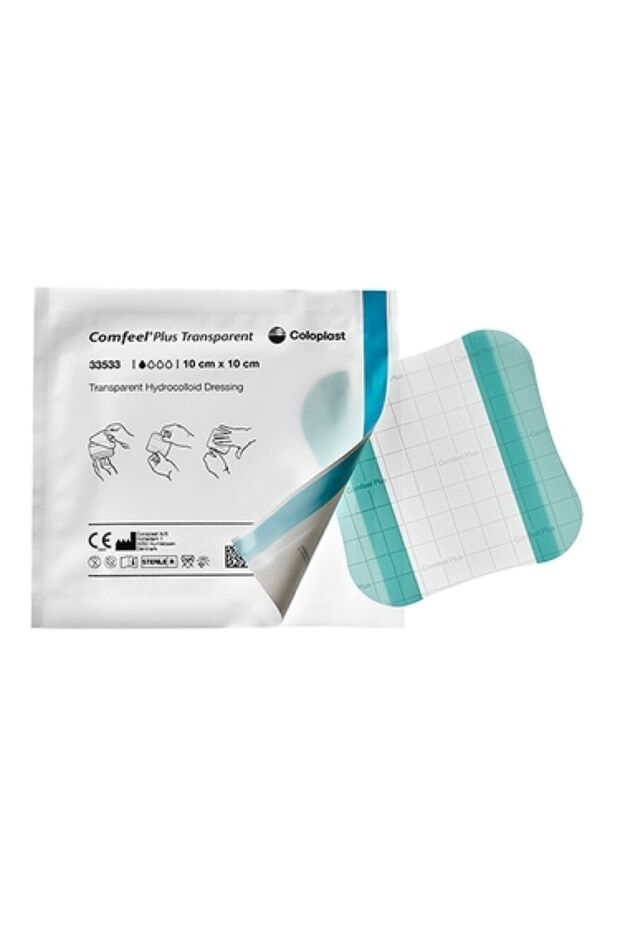 Coloplast Plus Transparent ( Şeffaf) 10x10 Yara Örtüsü 1 Adet 335330 - 1