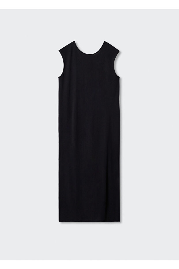 Siyah Kadın Elbise 47088638 - 6