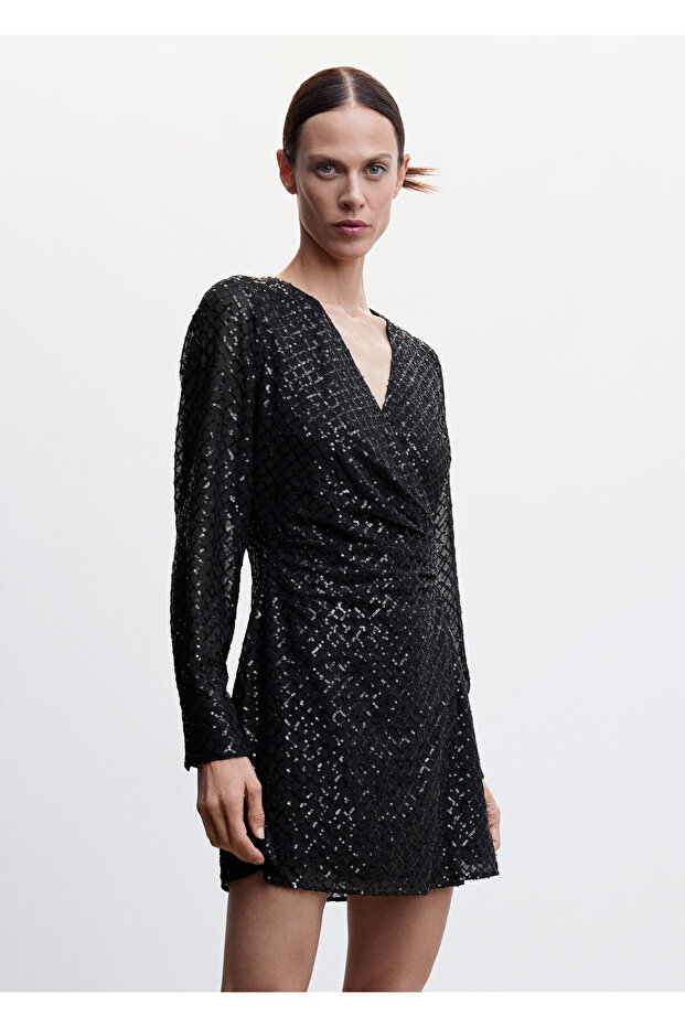 Siyah Kadın Elbise 37019087 - 2