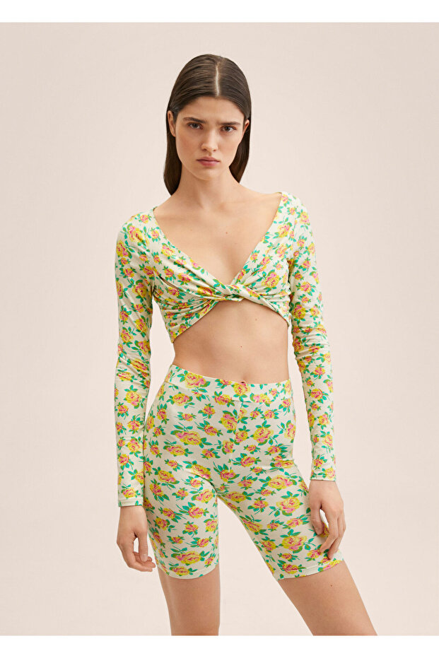 Kadın Natürel T-Shirt - 2