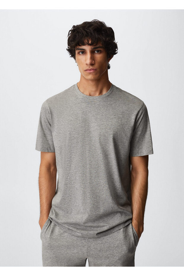 Men's Metal Gray Pajama Set - 2