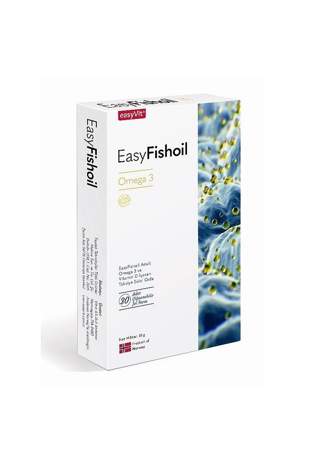 Easyfishoil Omega 3 Yetişkin 30 Çiğnenebilir Jel Form - 1