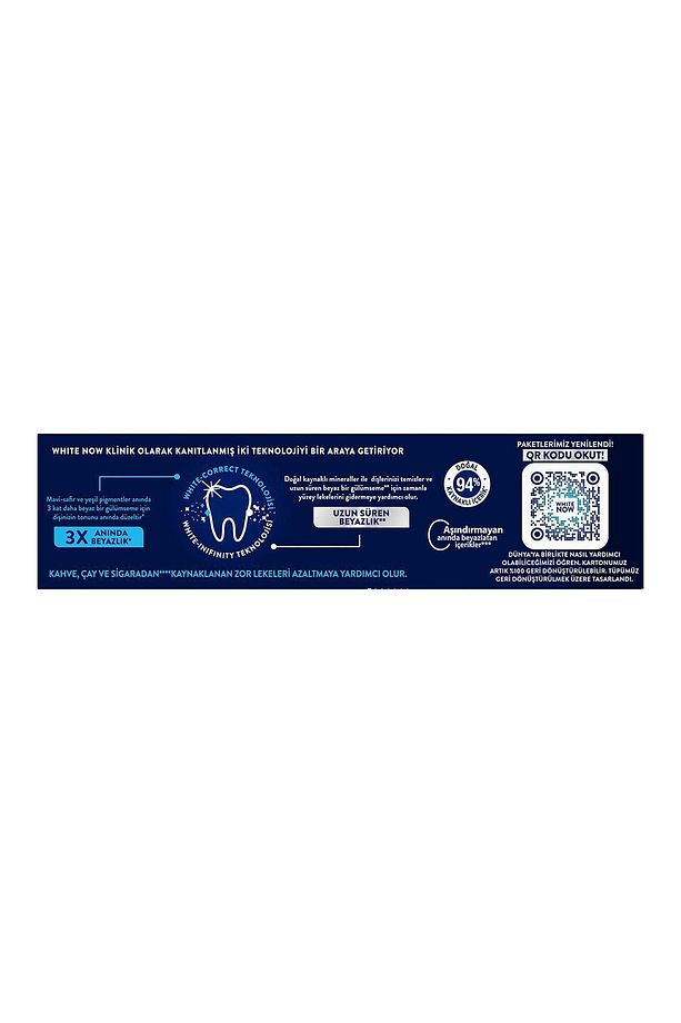 White Now Leke Karşıtı Kahve Ve Sigara Içenler Için Beyazlatıcı Diş Macunu 75ml X 4 - 7