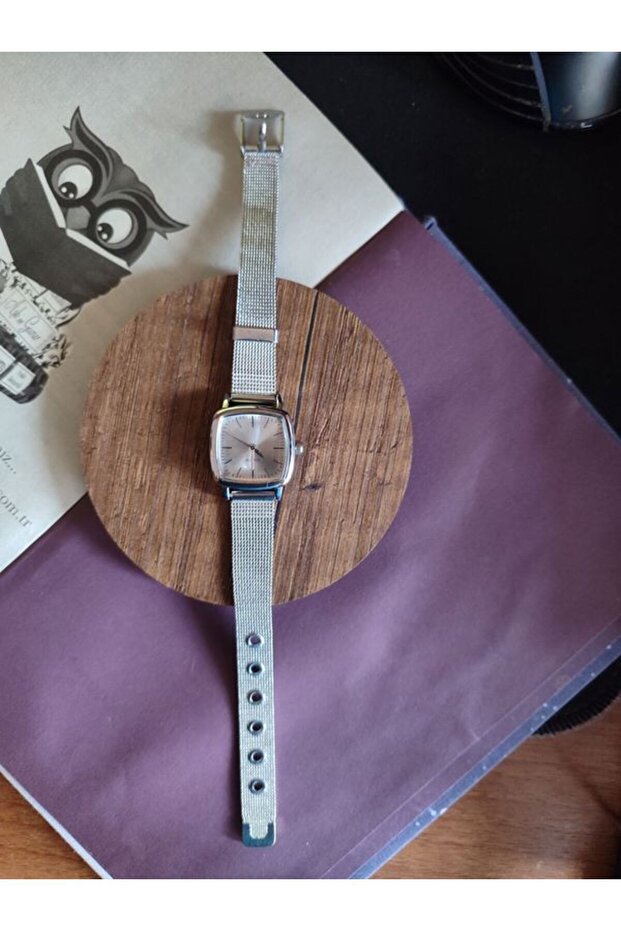 Hasır Kordon Kare Minimal Model Saat - 3