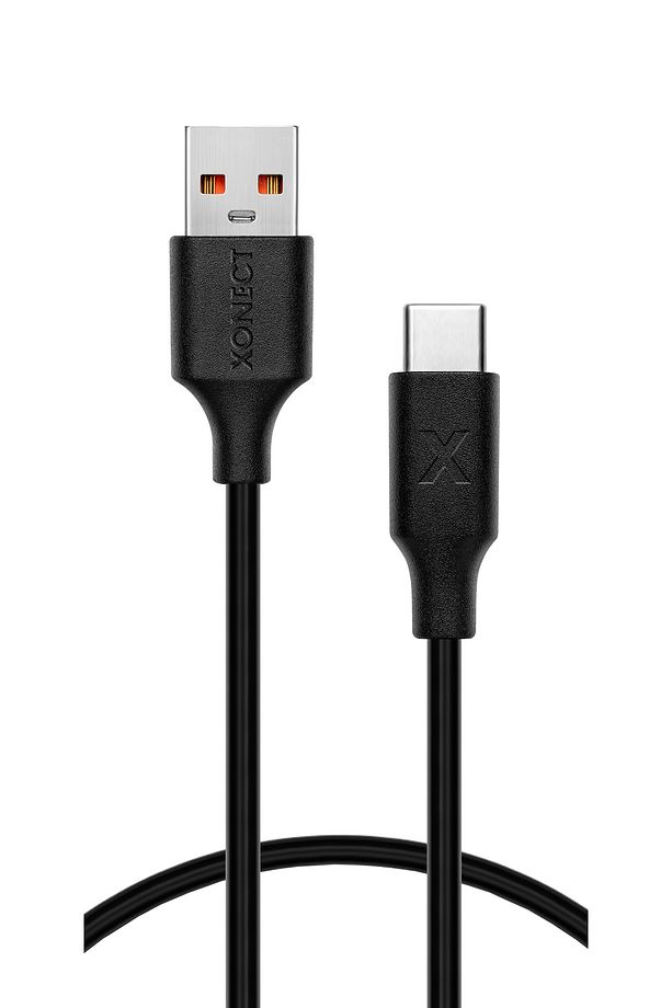 USB to Type-C iPhone ve Samsung Modelleri için Hızlı Şarj ve Data Kablosu 40cm (Siyah) - 5