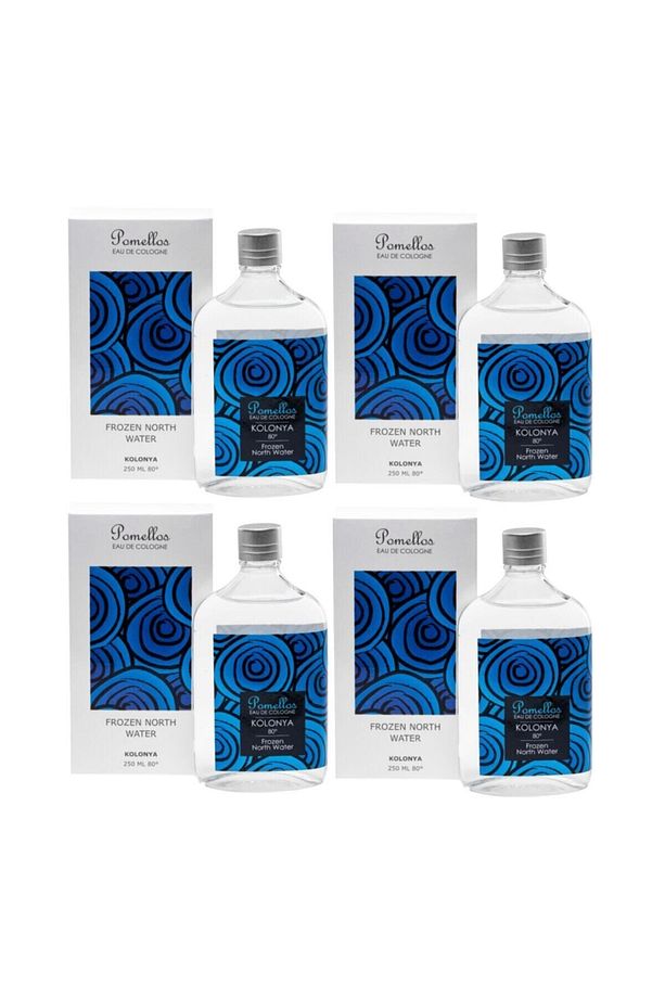 Kolonya Frozen North Water 4 Adet (4x250 Ml, 80 Derece. Cam Şişe) - 1