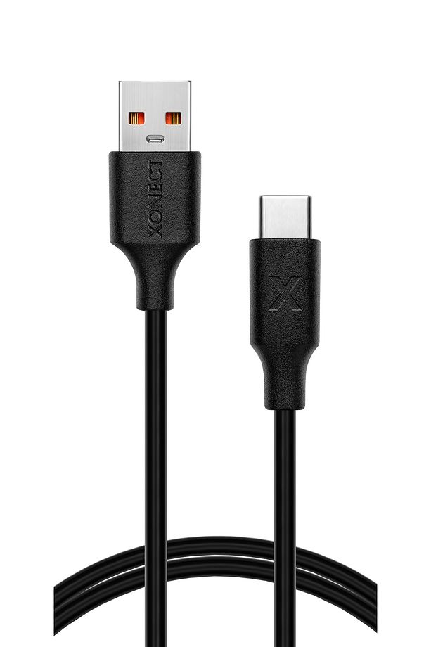 USB to Type-C iPhone ve Samsung Modelleri için Hızlı Şarj ve Data Kablosu 100cm (Siyah) - 5