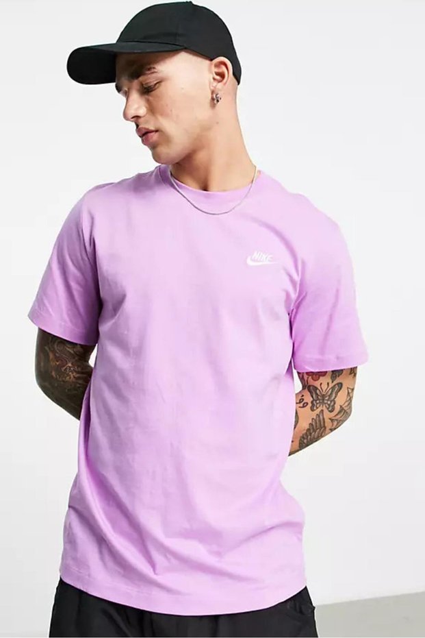 Sportswear Clup Tee Lilac Color Men's Sports T-Shirt