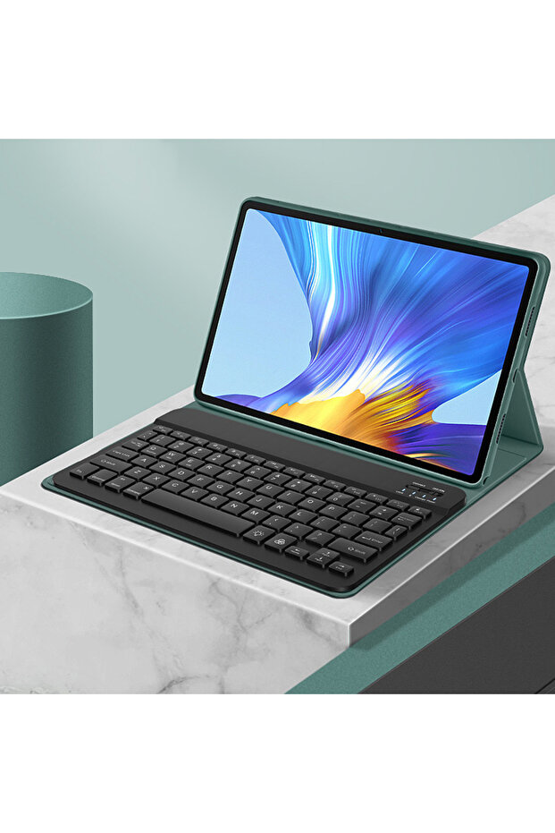 لوحة مفاتيح لاسلكية للألعاب مزودة بتقنية البلوتوث 78 مفتاحًا - متوافقة مع نظام التشغيل Android IOS Windows Mini - 7