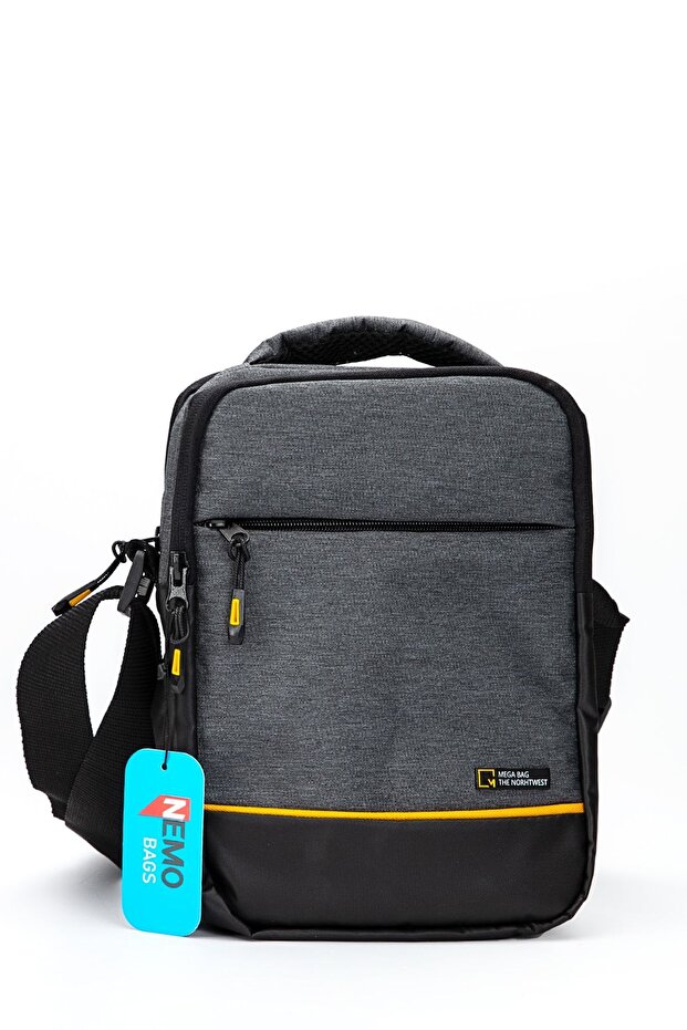 Unisex Gray Cross Back And Chest Bag Nemobags Bodybag Bag