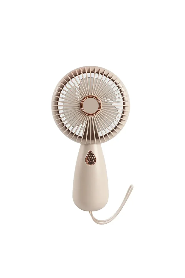 Mini Vantilatör Şarjlı Yüksek Fan Gücü Tutmalı Fan Mini Fan Vantilatör Işıklı Vantilatör - 6