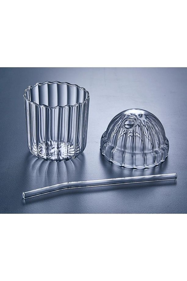 2 Adet Kapaklı Pipetli Pinterest Bardak | Soğuk Kahve Ve Sunum Bardağı | 430 ml - 3