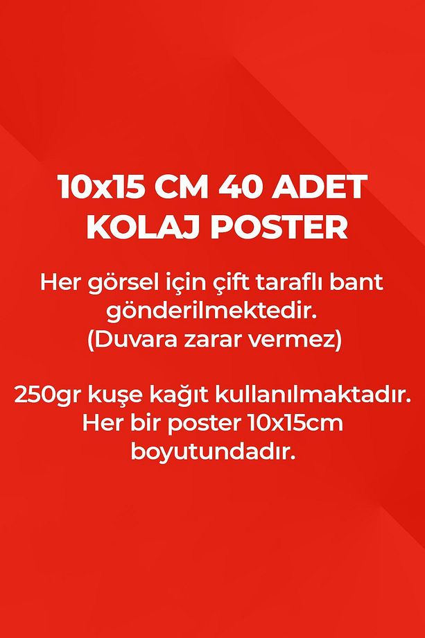 Soft Kahverengi Duvar Poster Seti - Soft Renkler Temalı Poster Seti - 40 Adet Poster - Yapışkanlı Ka - 2