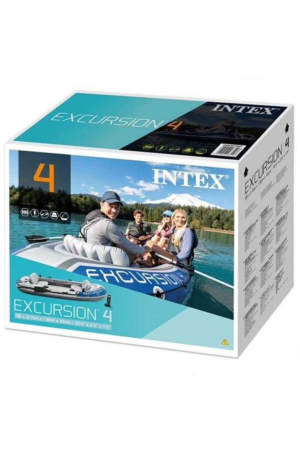 Depoma Consept Intex Excursion 4 Kişilik Şişme Bot 500kg 315x165x43cm Ib68324 - 5