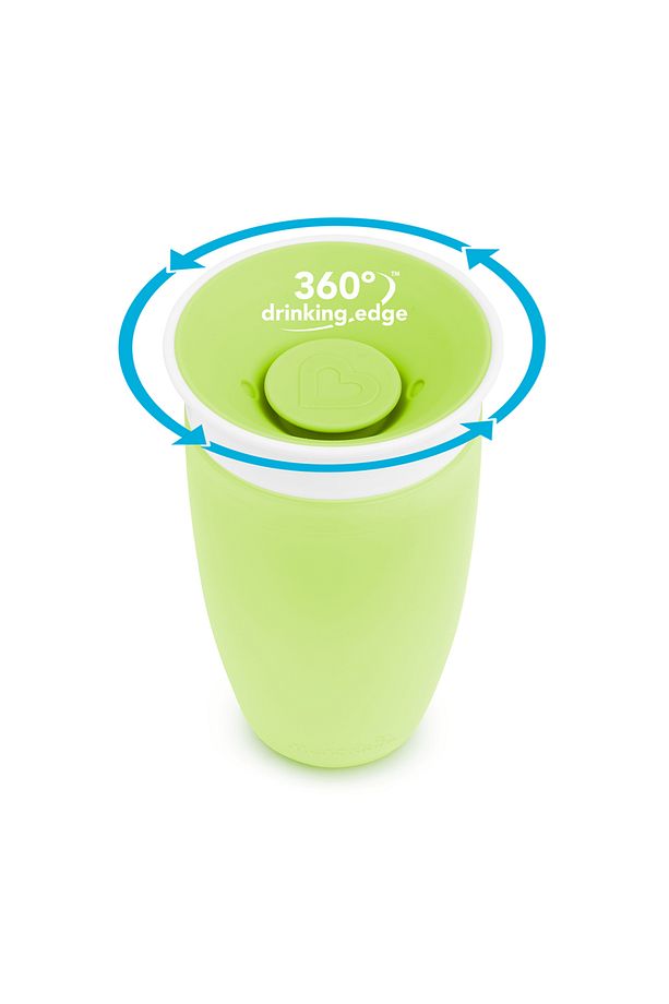 Mucize 360° Alıştırma Bardağı, 12ay , 296ml Yeşil - 3