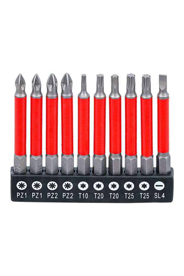 Bits Uç Seti Mıknatıslı 70 Mm 10 Parça - 1