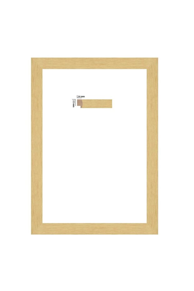25X35 cm Frame 1St. Grade 22mm (Color: Gold)