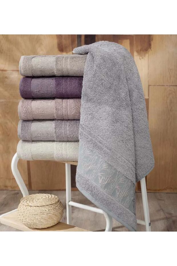 Crystal Glitter 6-Piece Hand-Face Towel 50x90 cm