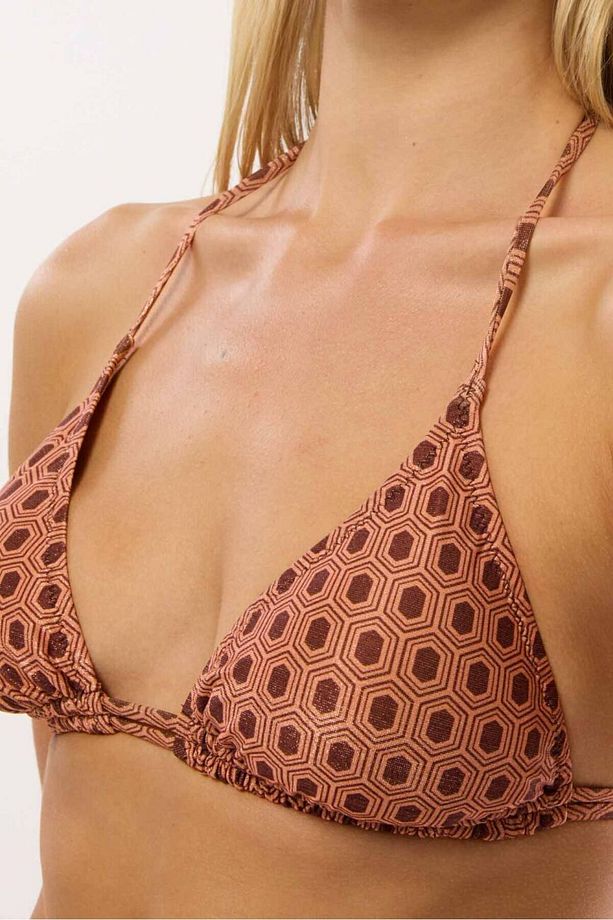 4609 Bronz Simli Bikini Takımı - 2