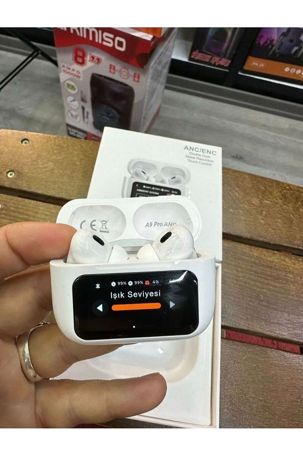 Air Pro2 ANC DOKUNMATIK EKRANLI Bluetooth Kulaklik Aski Asma - 5