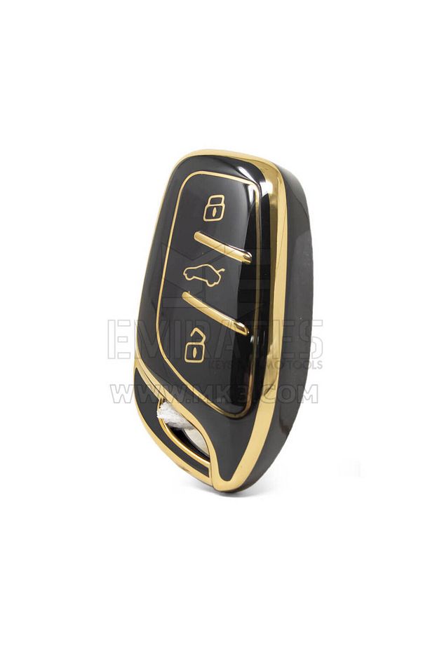 Lüx MG HS GT ZS EV ZX MG5 MG6 Roewe RX3 RX5 I5 ERX5 I6 I5 Nano Anahtar Kılıfı Siyah Gold Renk - 1
