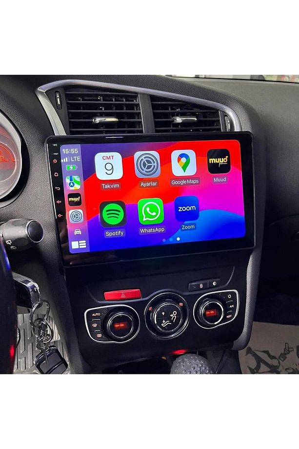 CİTROEN C4 ANDROİD CARPLAY MULTİMEDYA 4 RAM 64 HAF. QLED AHD KAMERA - 3