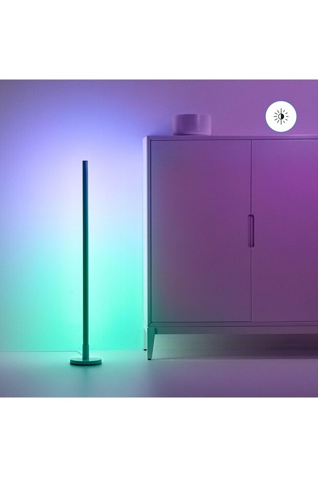 Renkli Ambiyans Zemin Lambası - 7