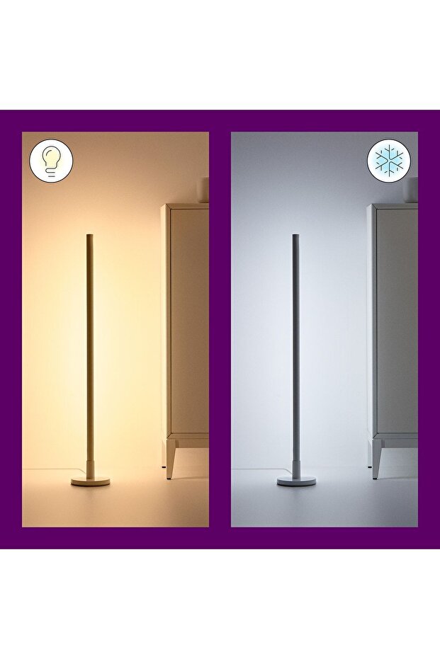 Renkli Ambiyans Zemin Lambası - 8